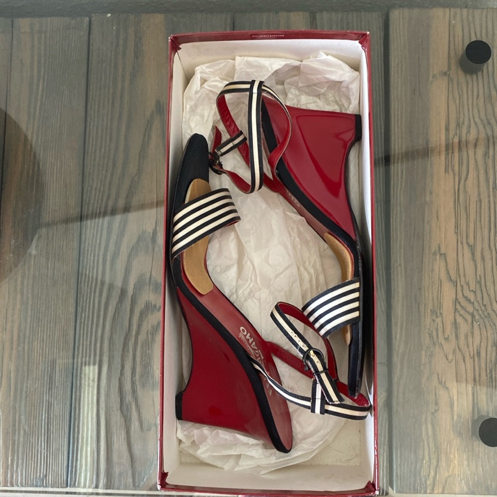 Salvatore Ferraegamo wedge heels